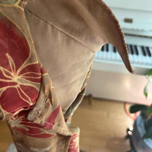 Vintage 80s Boho Floral Button-Up Blouse size 12 - Picture 12 of 15